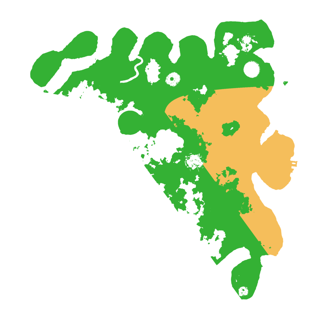 Biome Rust Map: Procedural Map, Size: 3500, Seed: 632740557