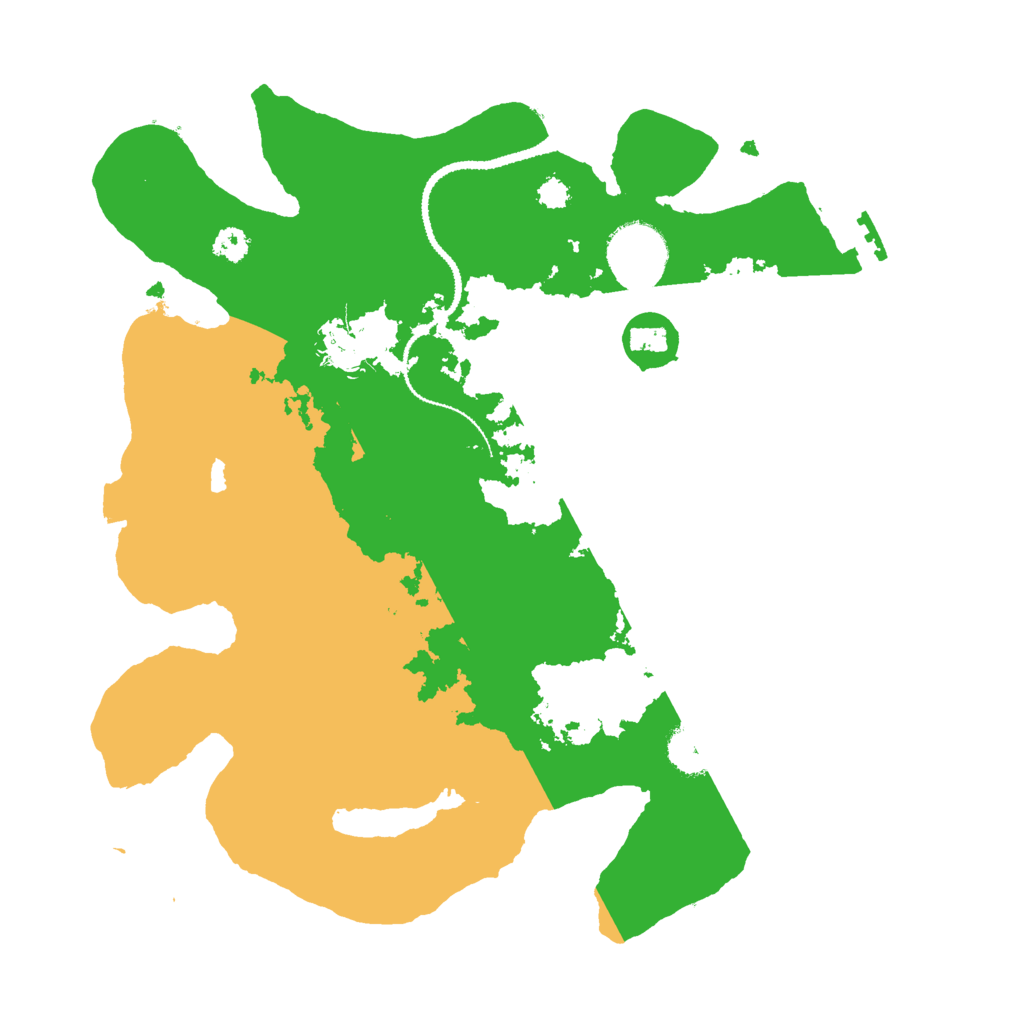 Biome Rust Map: Procedural Map, Size: 3000, Seed: 953187