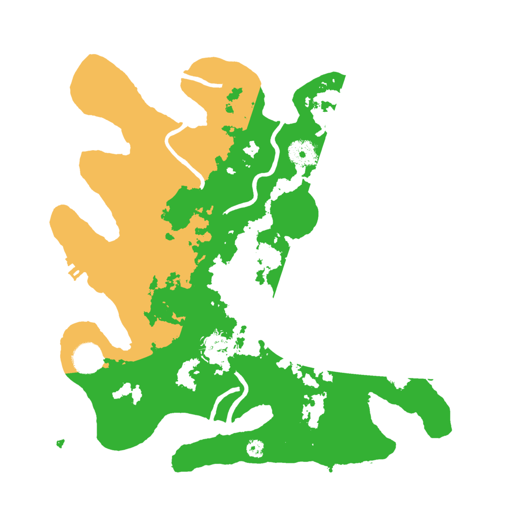 Biome Rust Map: Procedural Map, Size: 3000, Seed: 1435914733