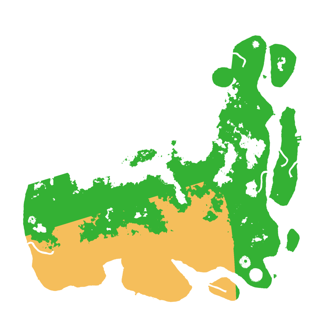 Biome Rust Map: Procedural Map, Size: 4250, Seed: 4201