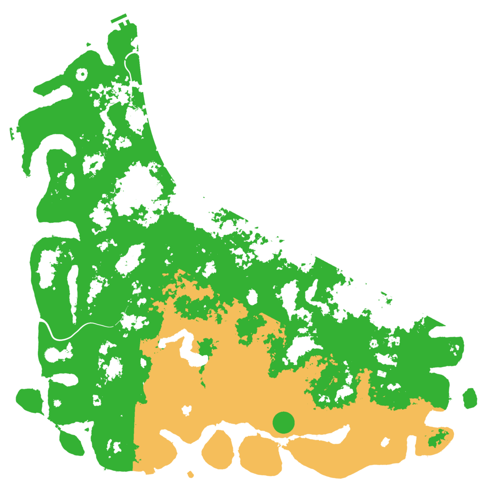 Biome Rust Map: Procedural Map, Size: 6000, Seed: 11219643