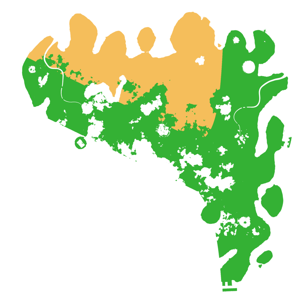 Biome Rust Map: Procedural Map, Size: 4250, Seed: 655186768