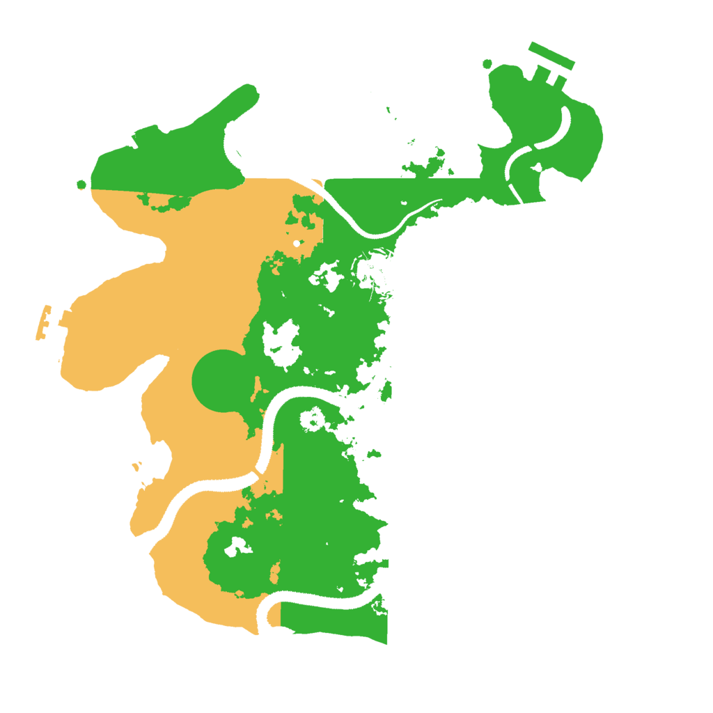 Biome Rust Map: Procedural Map, Size: 3000, Seed: 389750851