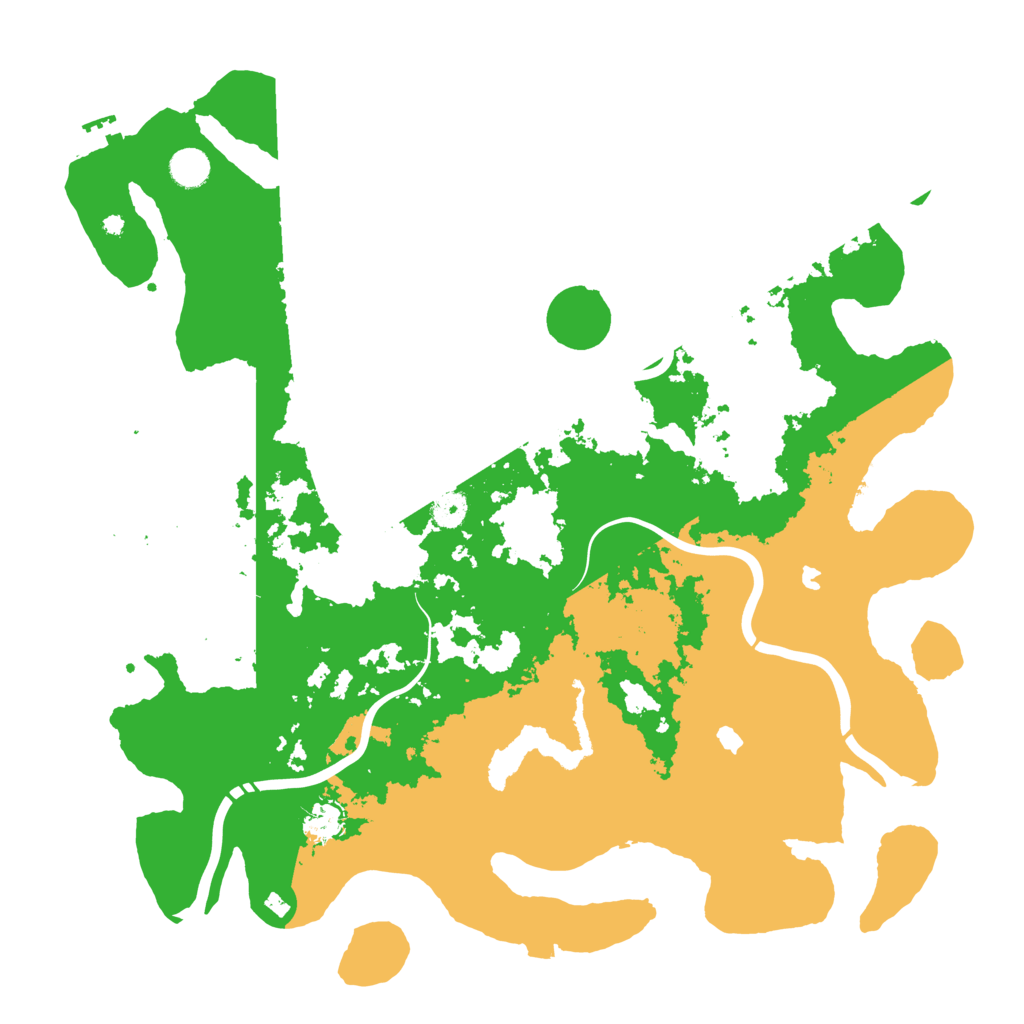 Biome Rust Map: Procedural Map, Size: 4500, Seed: 513703784