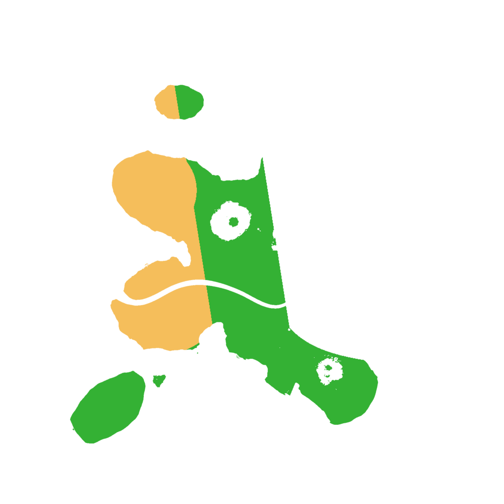 Biome Rust Map: Procedural Map, Size: 2000, Seed: 4096