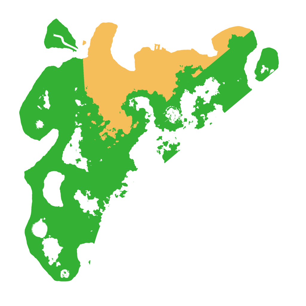 Biome Rust Map: Procedural Map, Size: 3500, Seed: 1751879577