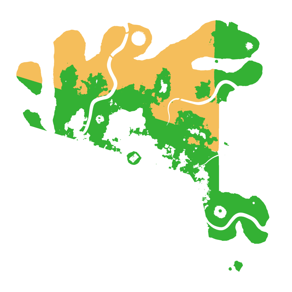Biome Rust Map: Procedural Map, Size: 3600, Seed: 76543210