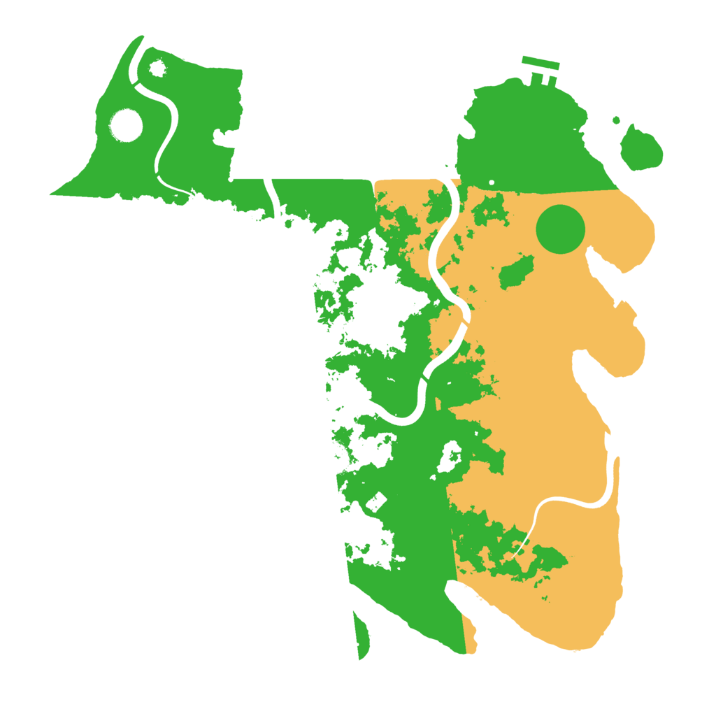 Biome Rust Map: Procedural Map, Size: 3850, Seed: 1580599079