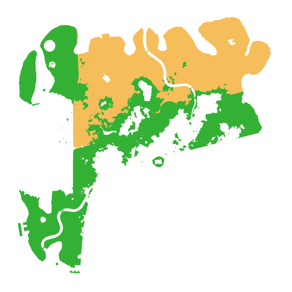 Biome Rust Map: Procedural Map, Size: 4500, Seed: 6748