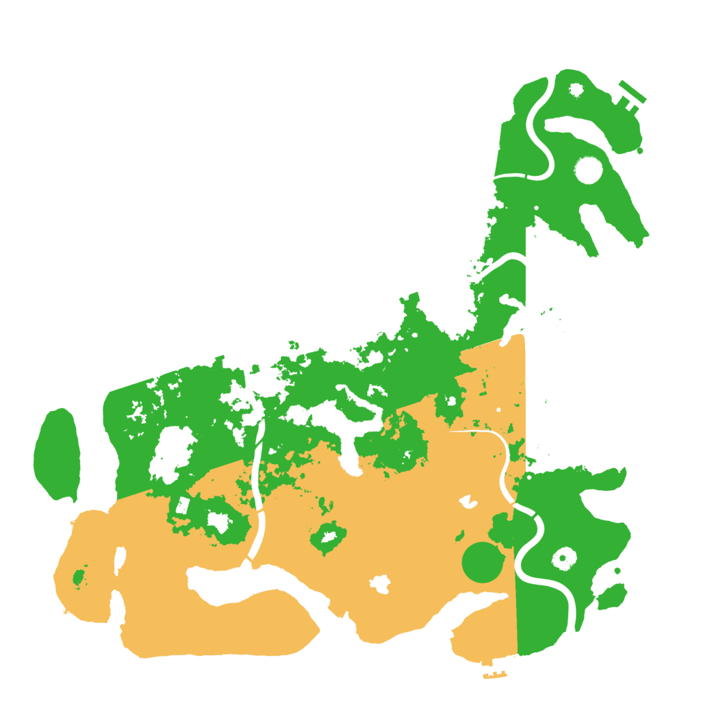 Biome Rust Map: Procedural Map, Size: 4500, Seed: 850000