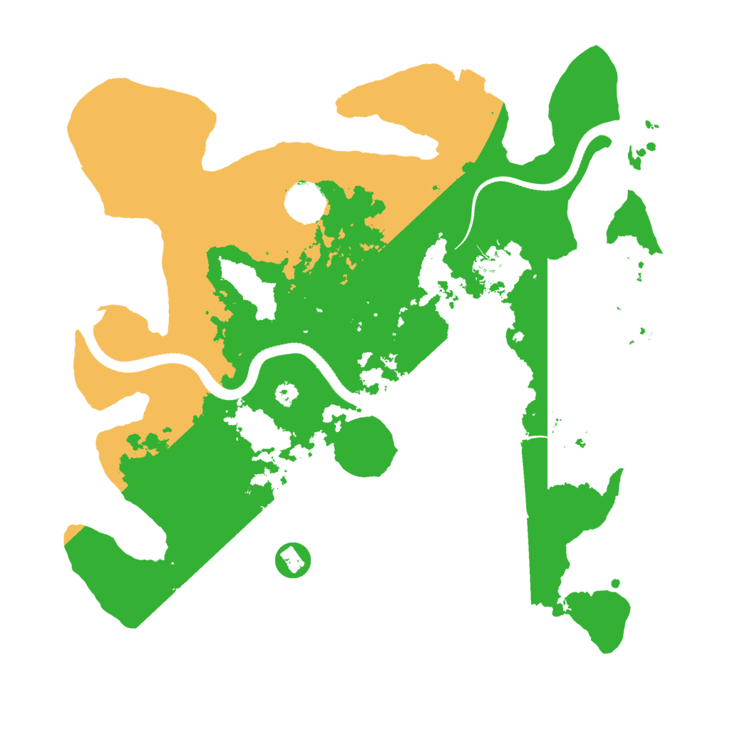 Biome Rust Map: Procedural Map, Size: 3250, Seed: 1089236835