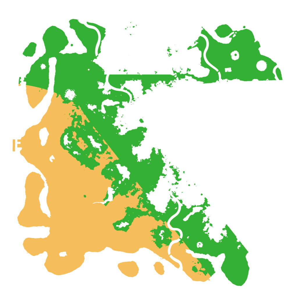 Biome Rust Map: Procedural Map, Size: 5000, Seed: 54735657