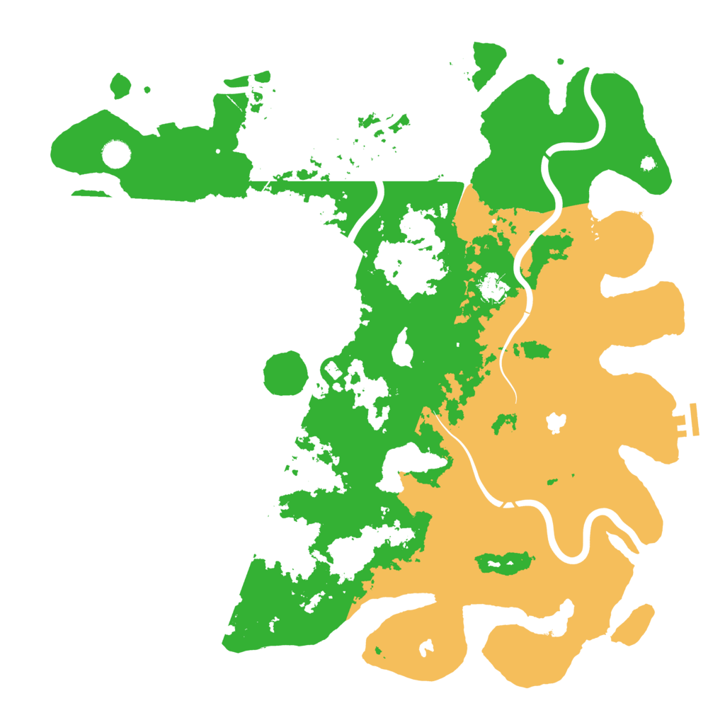 Biome Rust Map: Procedural Map, Size: 4500, Seed: 1086737458
