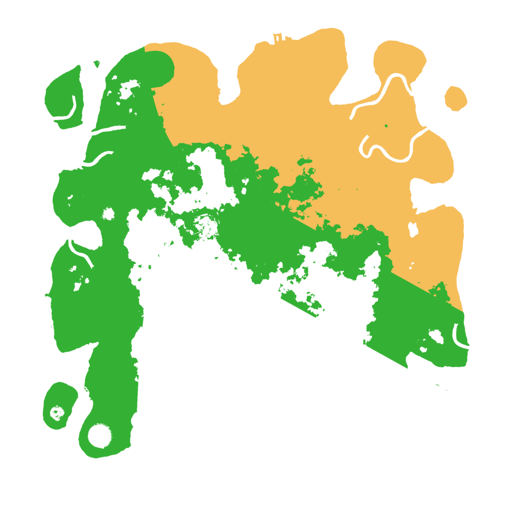 Biome Rust Map: Procedural Map, Size: 3800, Seed: 20621