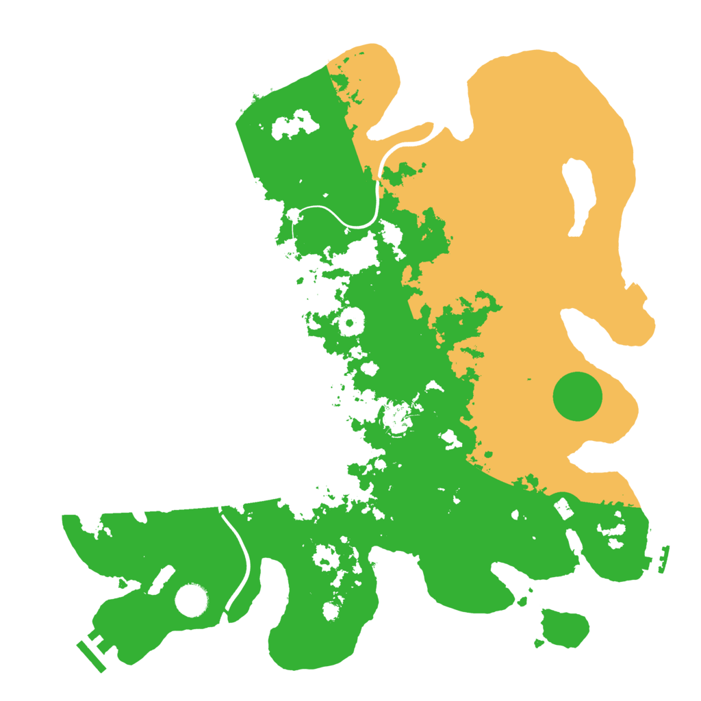 Biome Rust Map: Procedural Map, Size: 3750, Seed: 15066993
