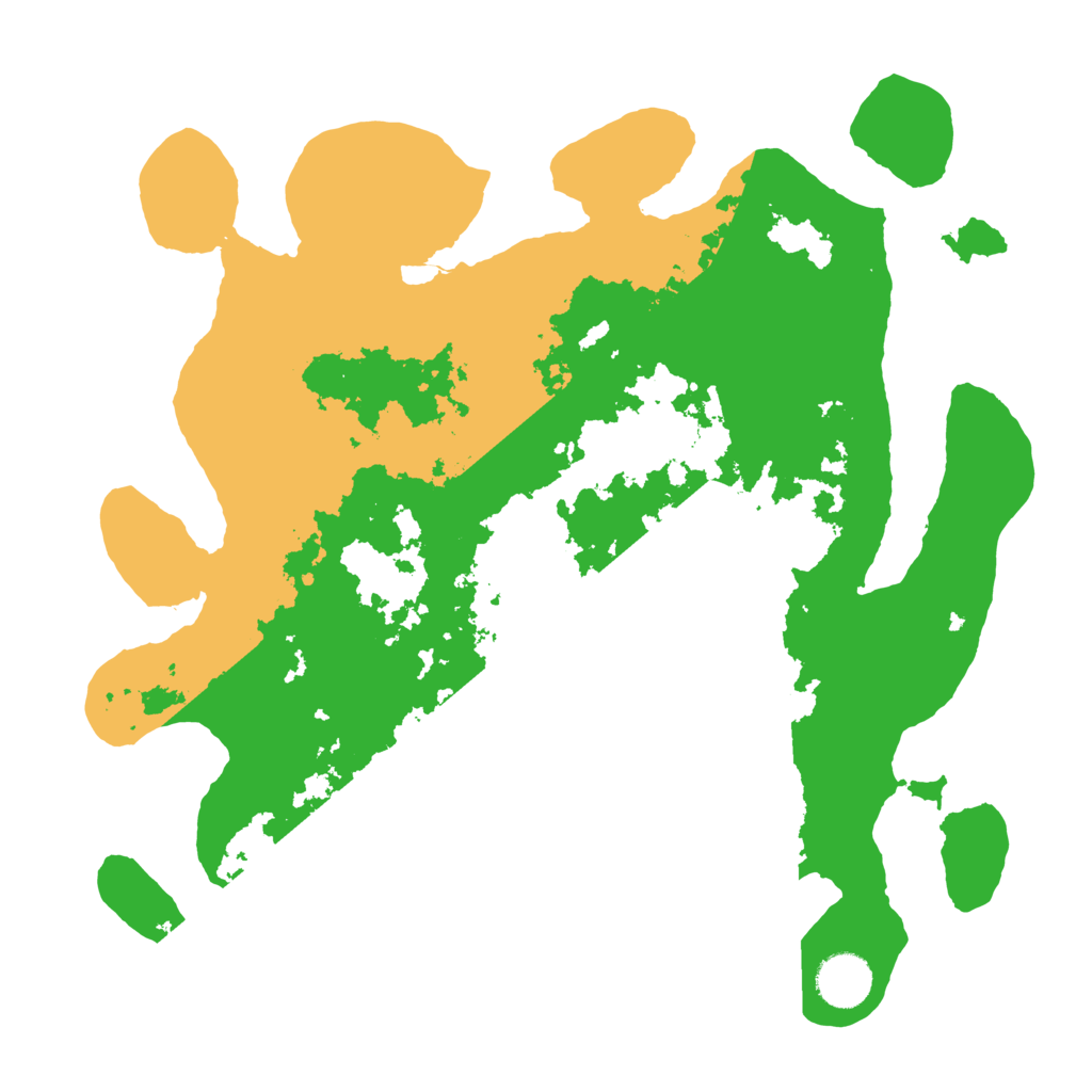 Biome Rust Map: Barren, Size: 3500, Seed: 1669930115