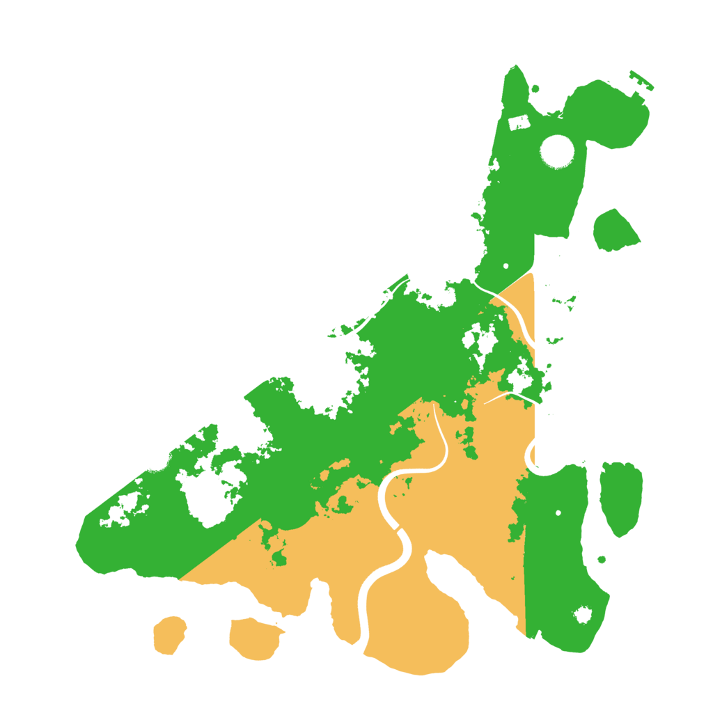 Biome Rust Map: Procedural Map, Size: 3750, Seed: 232514045
