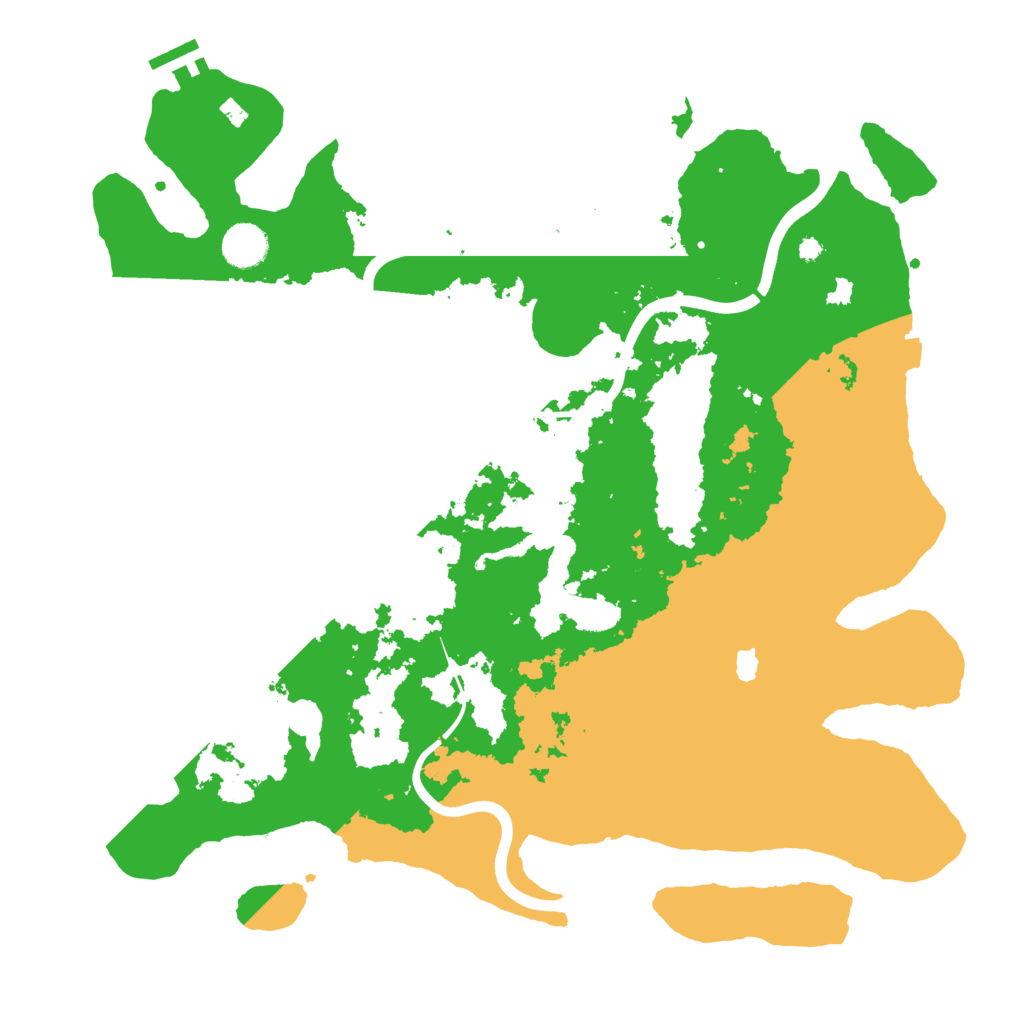 Biome Rust Map: Procedural Map, Size: 4000, Seed: 133286973
