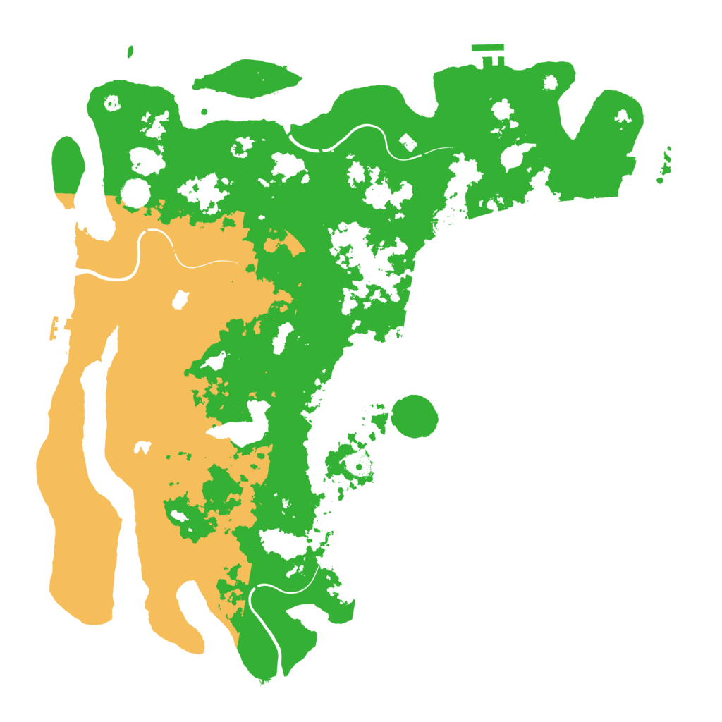 Biome Rust Map: Procedural Map, Size: 4500, Seed: 2101532792