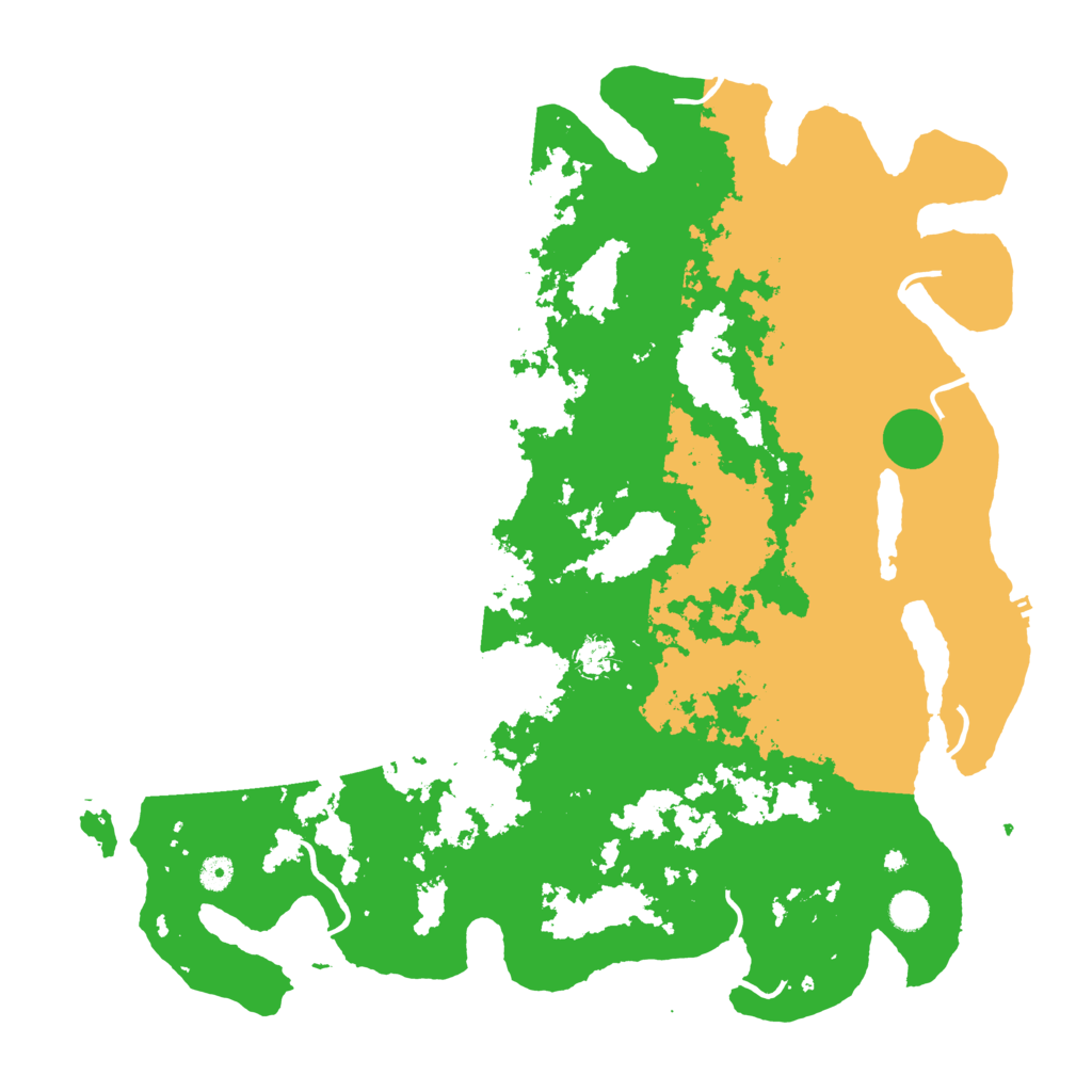 Biome Rust Map: Procedural Map, Size: 4800, Seed: 552941800