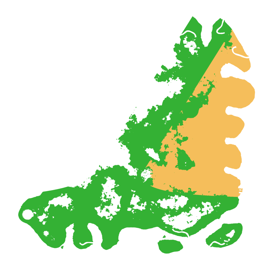 Biome Rust Map: Procedural Map, Size: 4600, Seed: 42252682