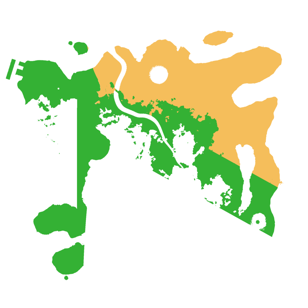 Biome Rust Map: Procedural Map, Size: 3000, Seed: 84756