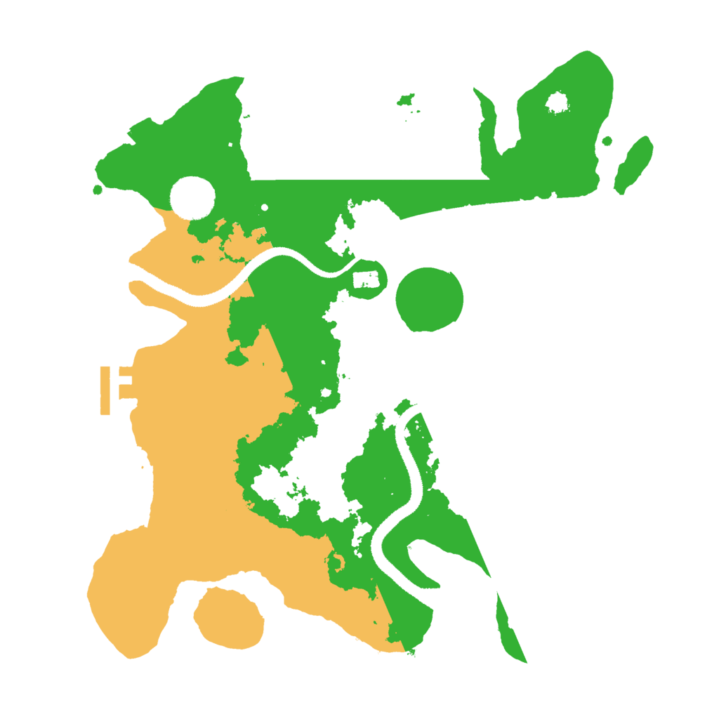 Biome Rust Map: Procedural Map, Size: 3000, Seed: 1843963069