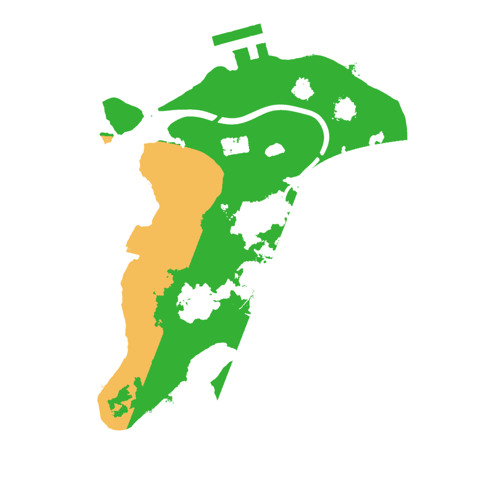 Biome Rust Map: Procedural Map, Size: 2000, Seed: 1230