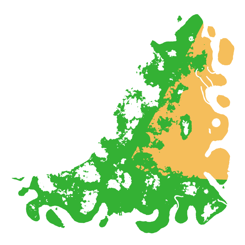 Biome Rust Map: Procedural Map, Size: 5000, Seed: 9684109