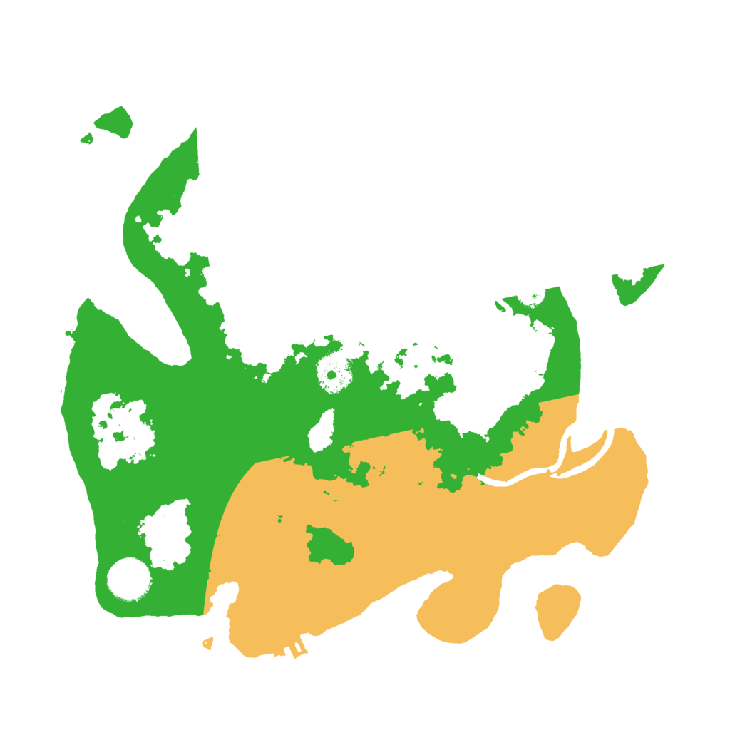 Biome Rust Map: Procedural Map, Size: 3000, Seed: 34645645