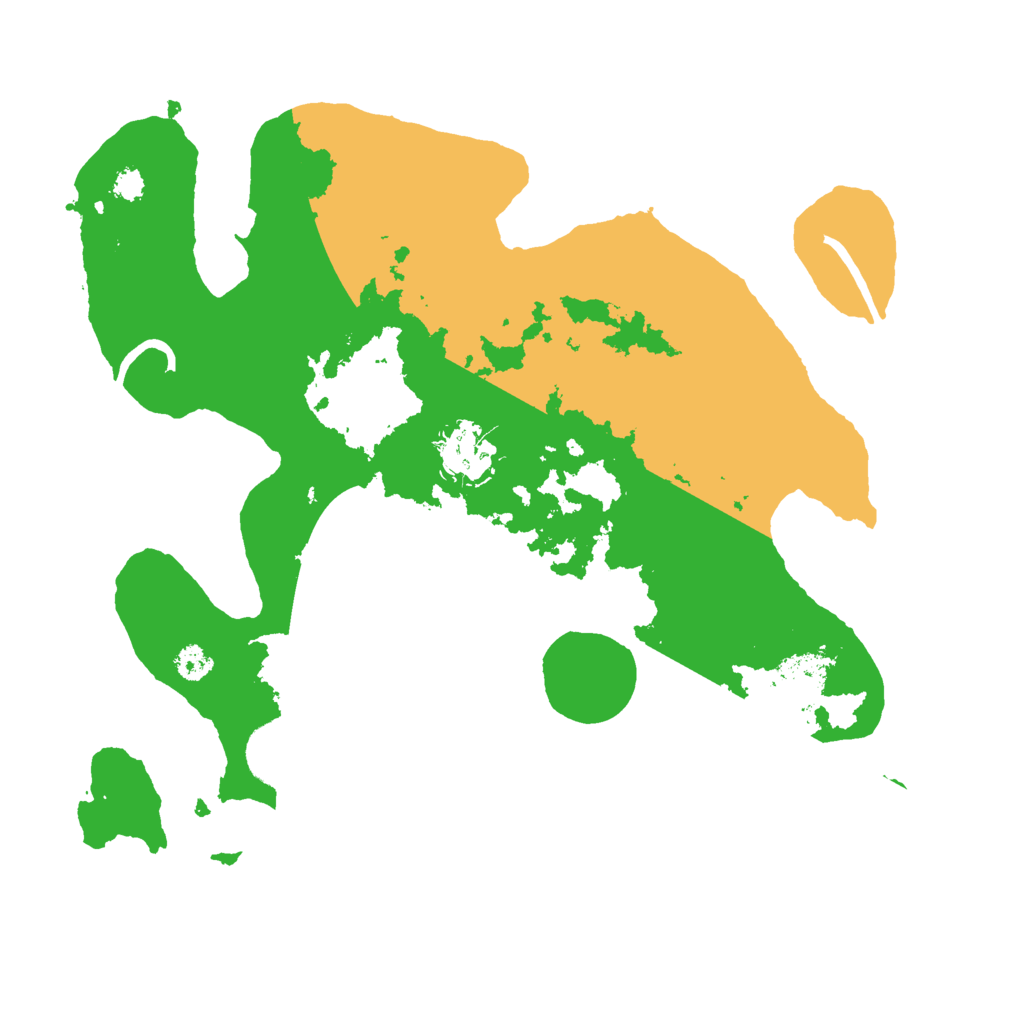 Biome Rust Map: Procedural Map, Size: 3000, Seed: 92982