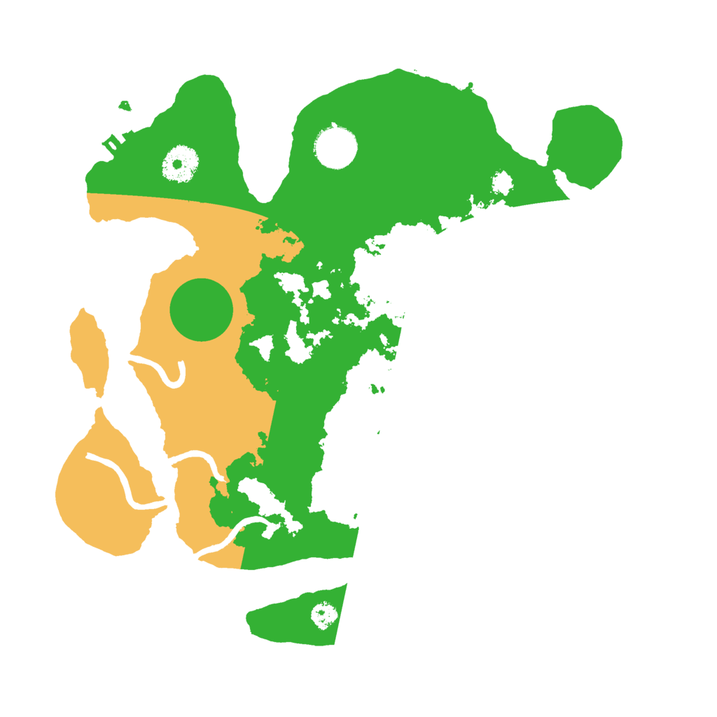 Biome Rust Map: Procedural Map, Size: 3000, Seed: 22594