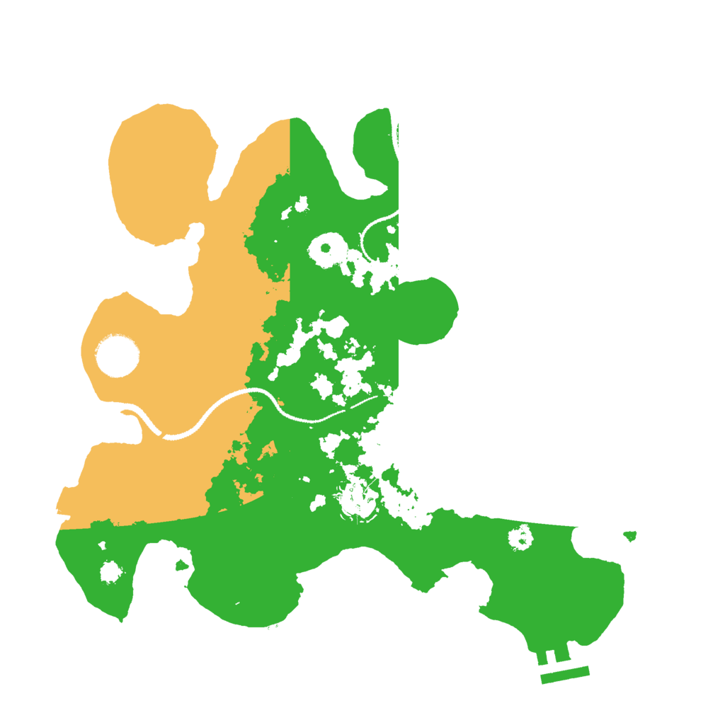 Biome Rust Map: Procedural Map, Size: 3000, Seed: 2134342746