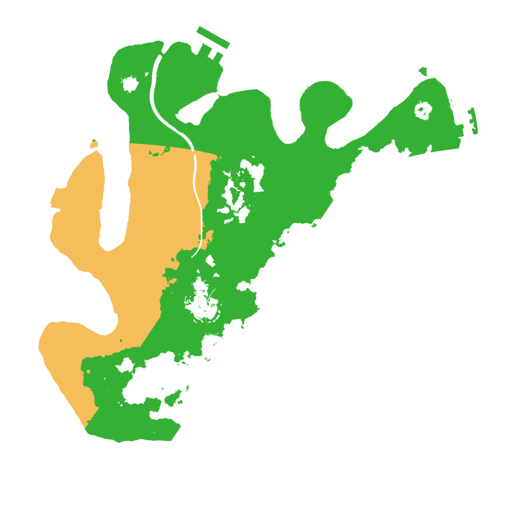 Biome Rust Map: Procedural Map, Size: 3000, Seed: 55148