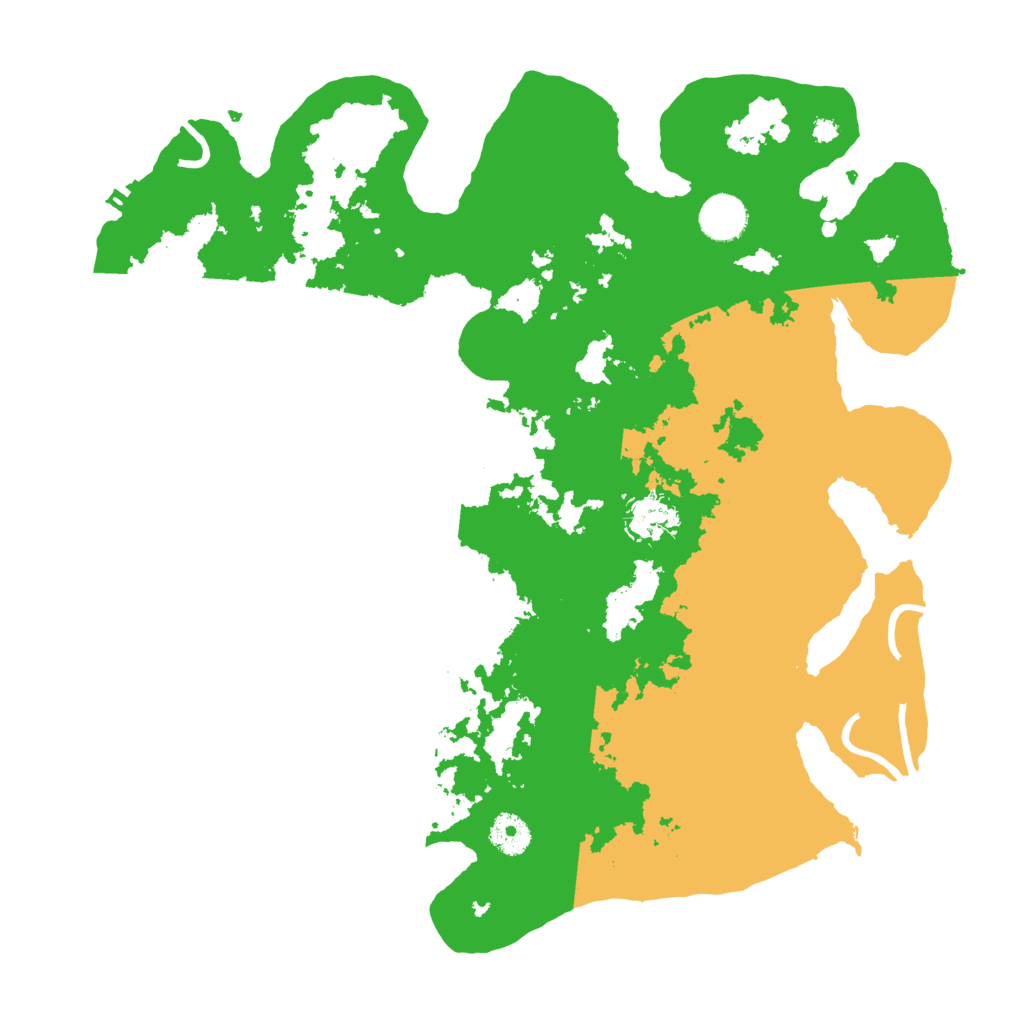 Biome Rust Map: Procedural Map, Size: 3800, Seed: 1255555