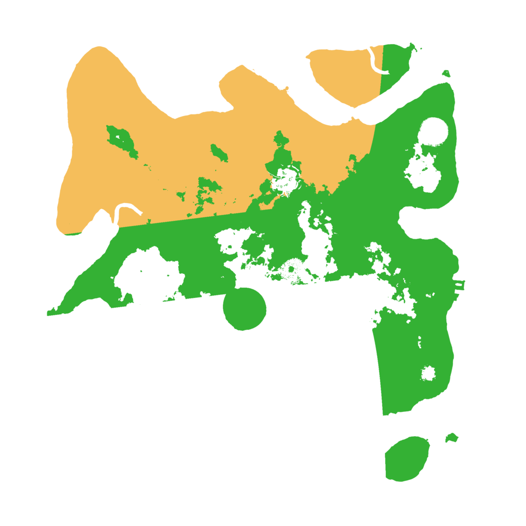 Biome Rust Map: Procedural Map, Size: 3300, Seed: 4325
