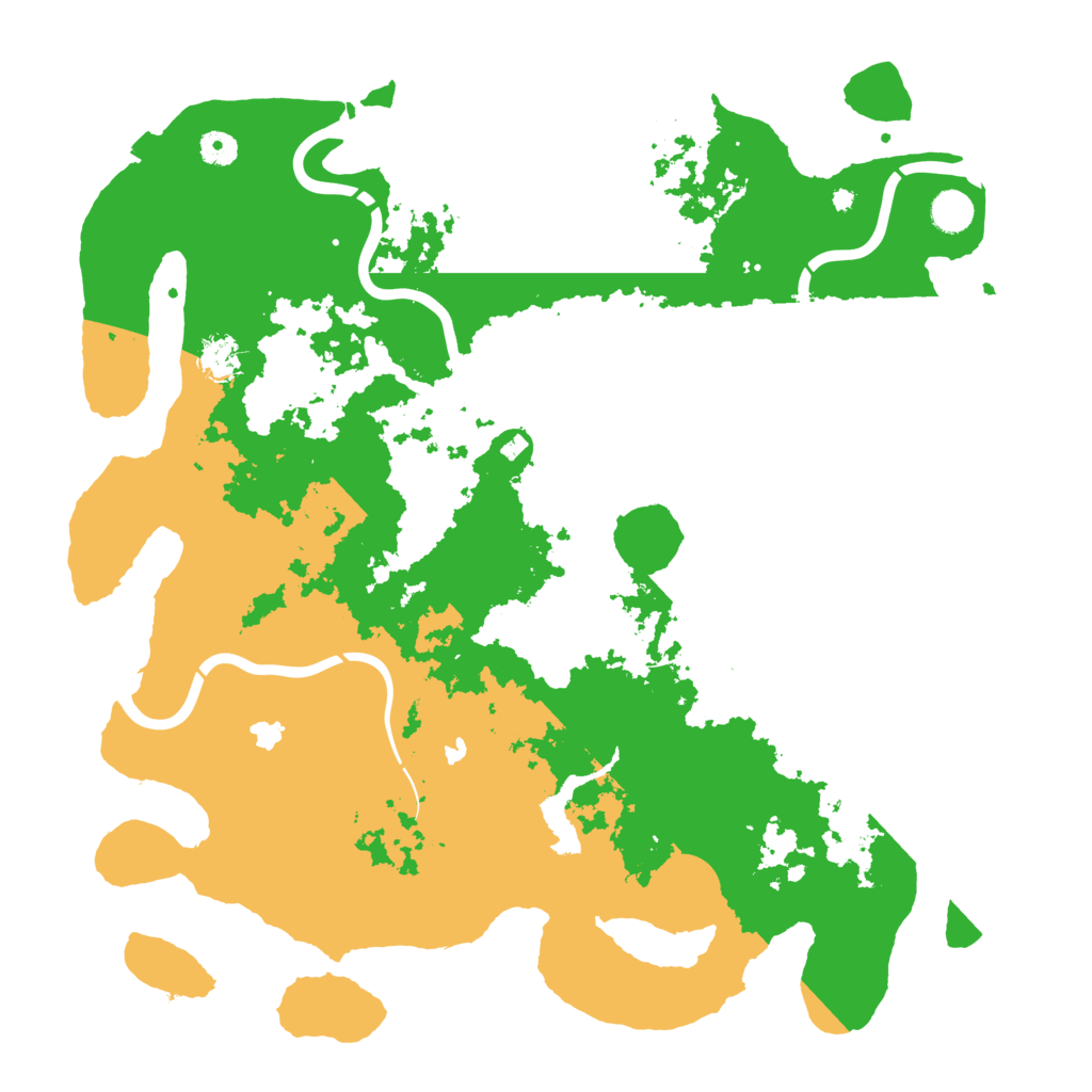 Biome Rust Map: Procedural Map, Size: 4500, Seed: 21651