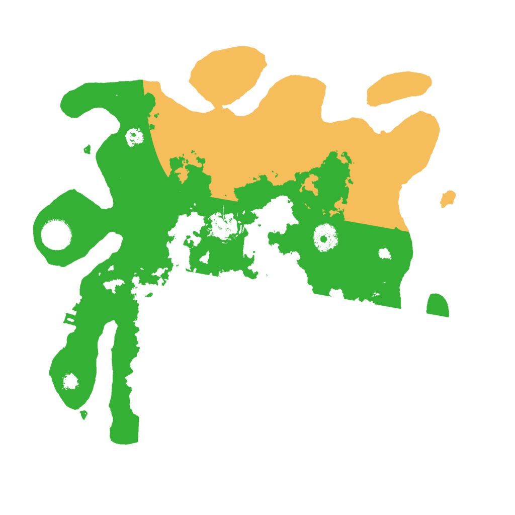 Biome Rust Map: Procedural Map, Size: 3000, Seed: 350863113