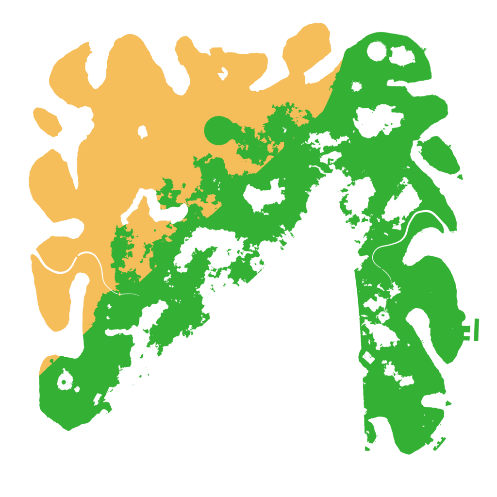 Biome Rust Map: Procedural Map, Size: 4500, Seed: 2153