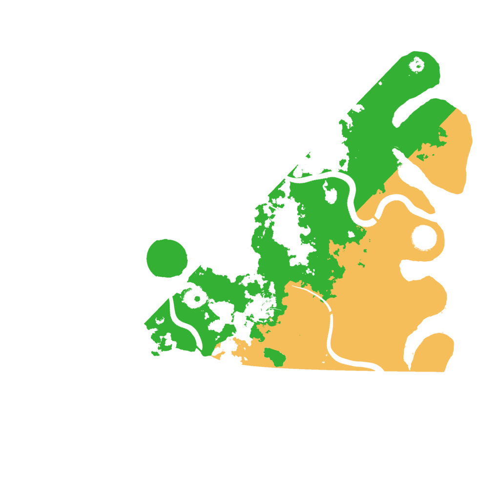 Biome Rust Map: Procedural Map, Size: 3500, Seed: 243269