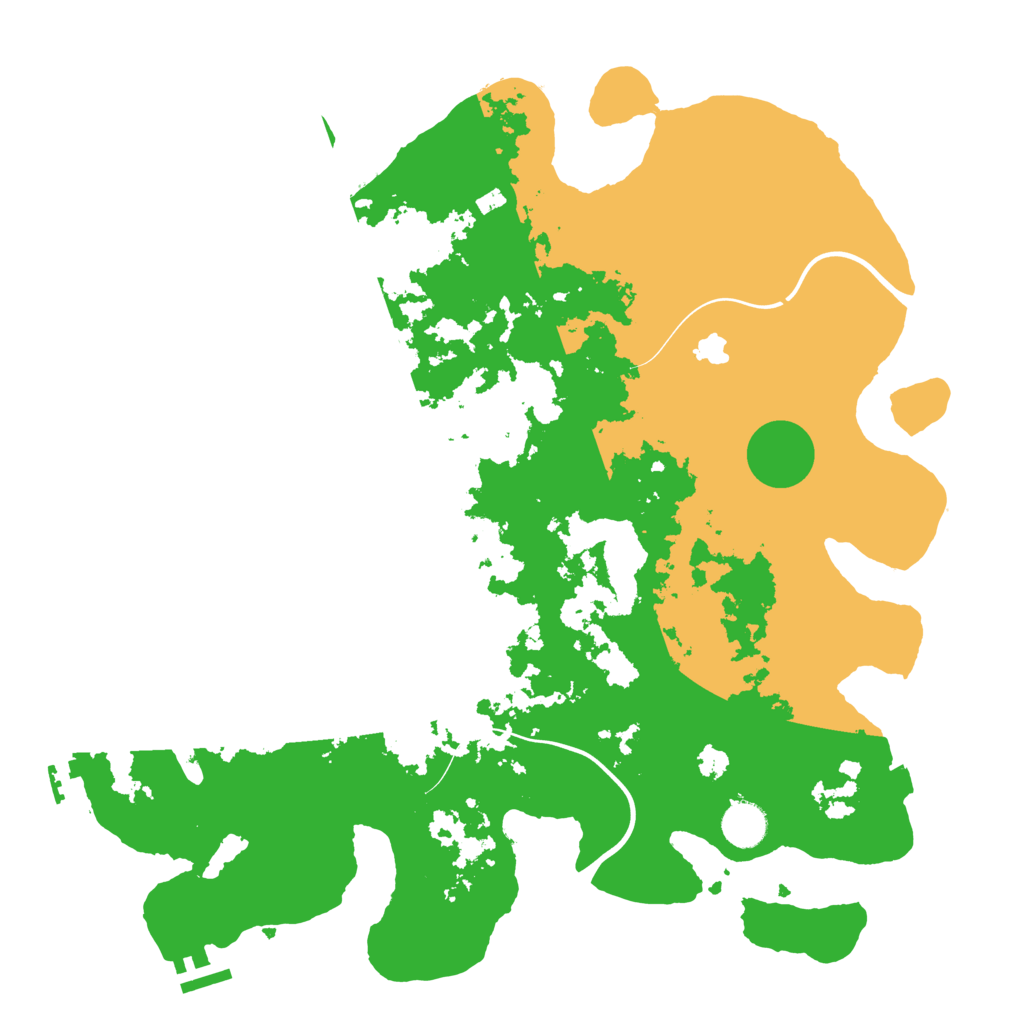 Biome Rust Map: Procedural Map, Size: 4000, Seed: 15066993