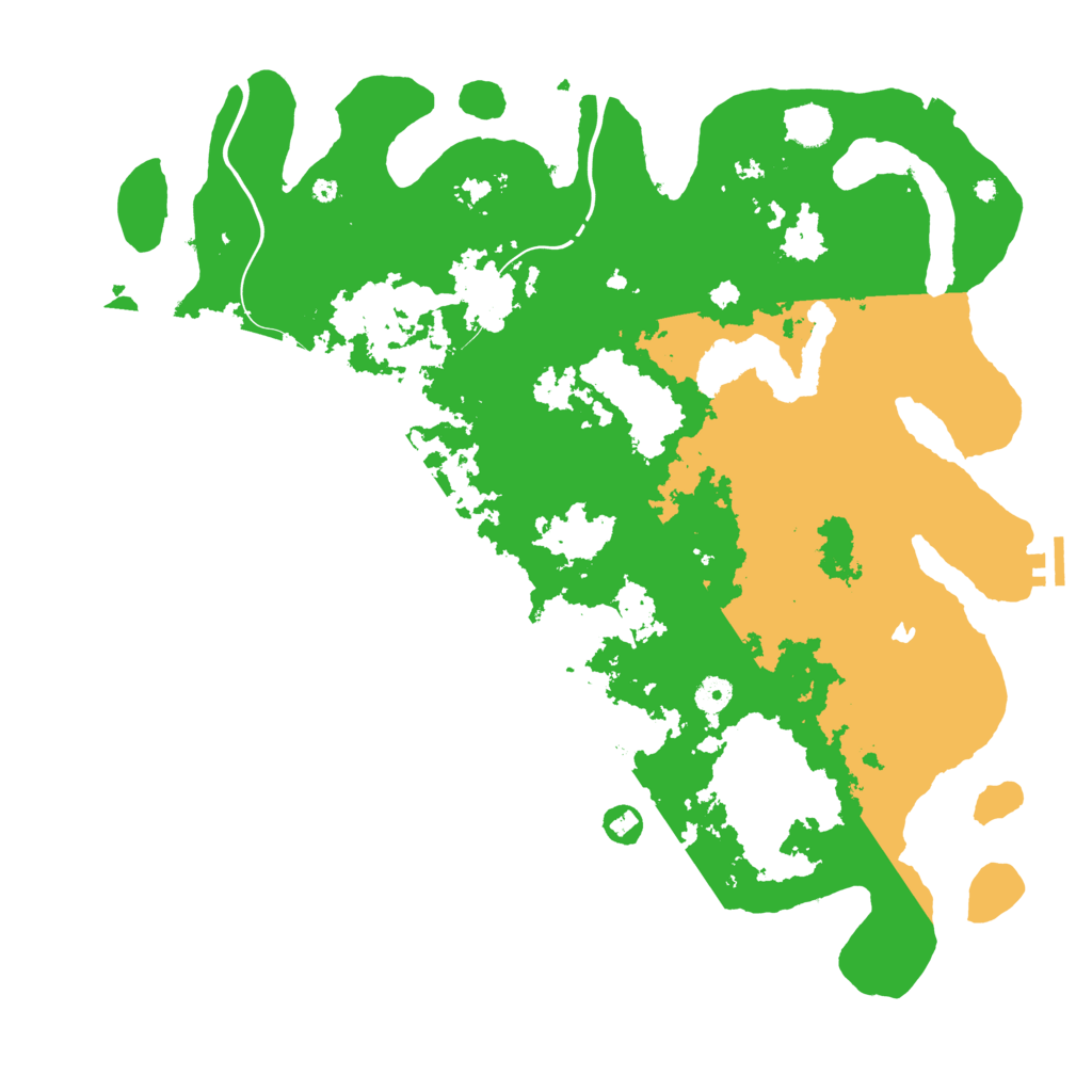 Biome Rust Map: Procedural Map, Size: 4500, Seed: 409692
