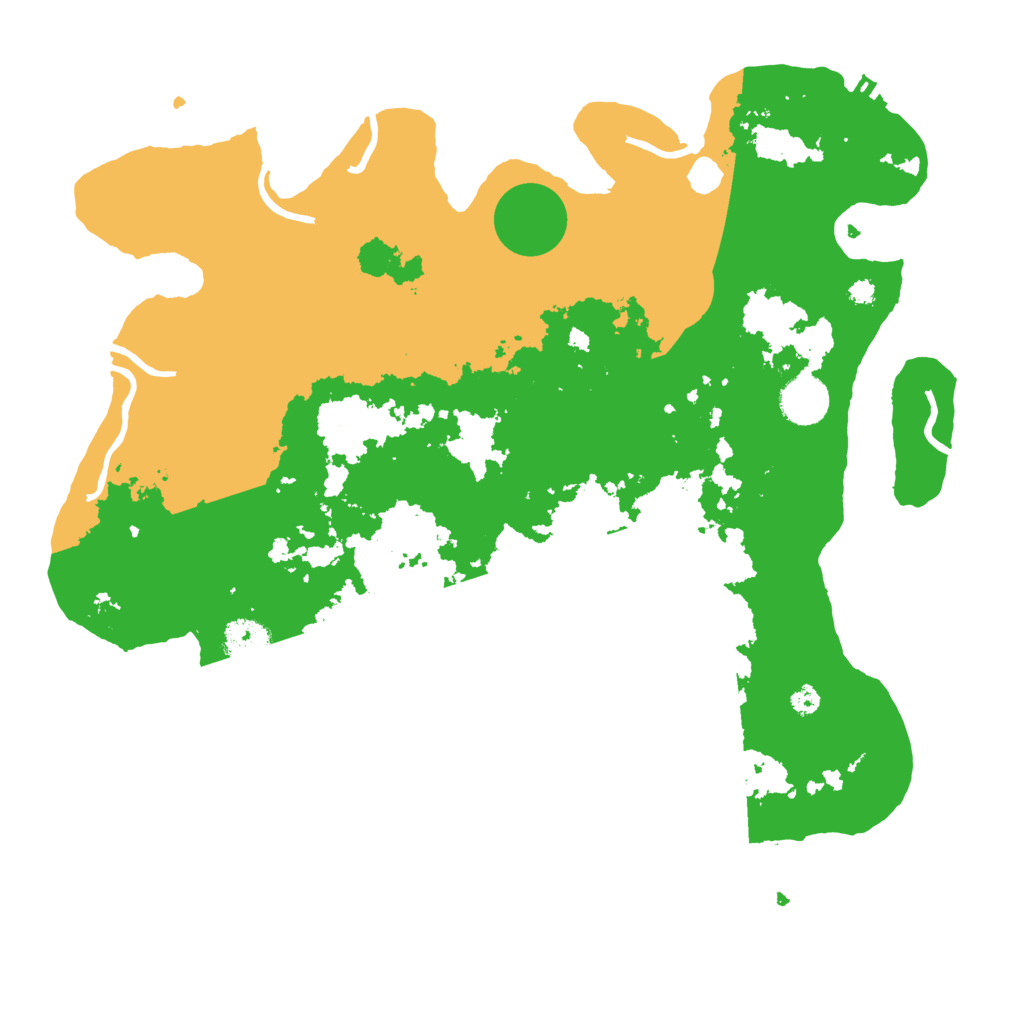 Biome Rust Map: Procedural Map, Size: 3700, Seed: 705264553