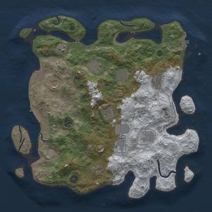 Thumbnail Rust Map: Procedural Map, Size: 3850, Seed: 522006626, 20 Monuments