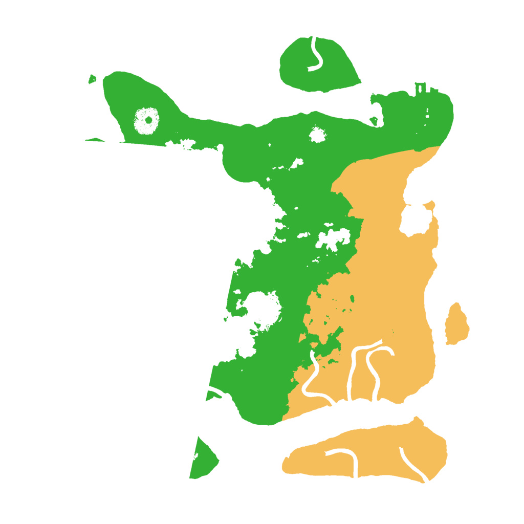 Biome Rust Map: Procedural Map, Size: 3000, Seed: 300040