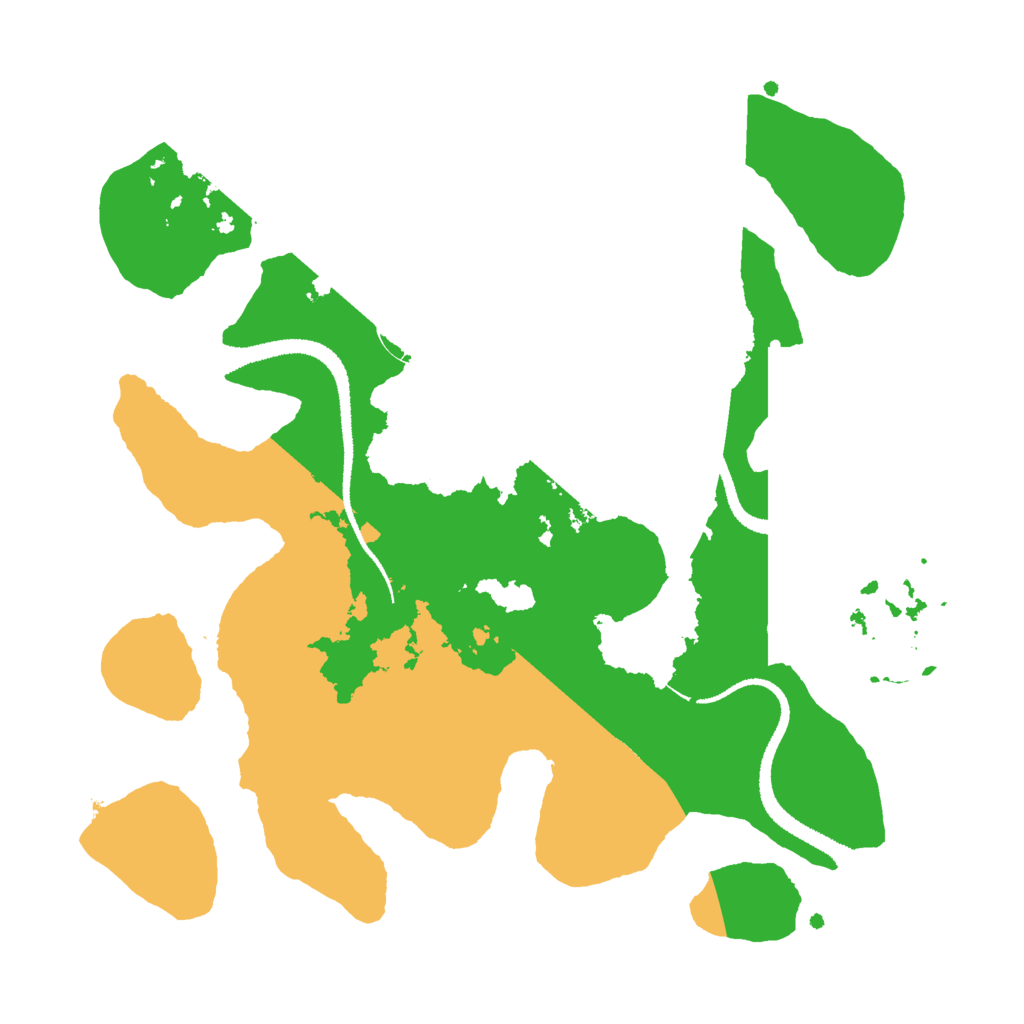 Biome Rust Map: Procedural Map, Size: 2800, Seed: 17694