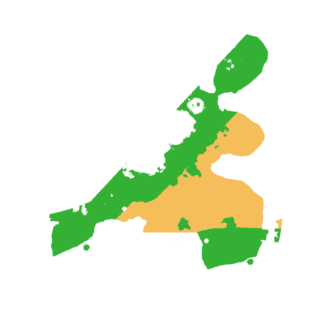 Biome Rust Map: Procedural Map, Size: 2000, Seed: 583427640