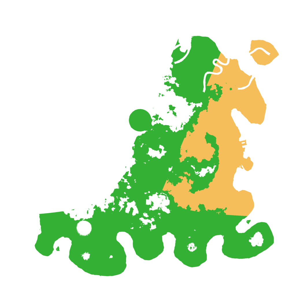 Biome Rust Map: Procedural Map, Size: 3500, Seed: 1997180015