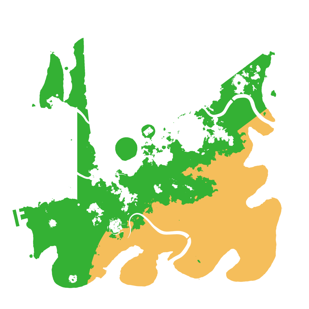 Biome Rust Map: Procedural Map, Size: 3700, Seed: 1134209335