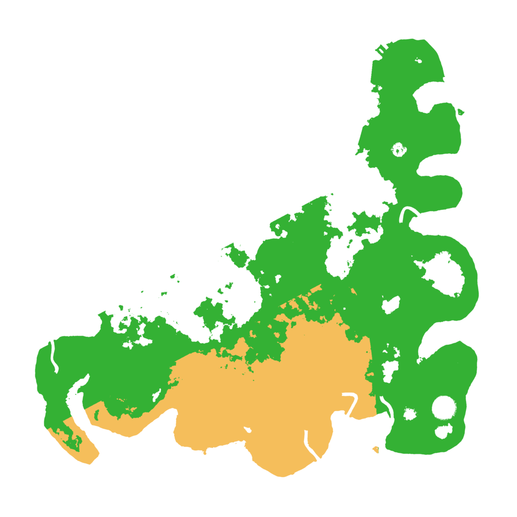 Biome Rust Map: Procedural Map, Size: 3800, Seed: 1789553